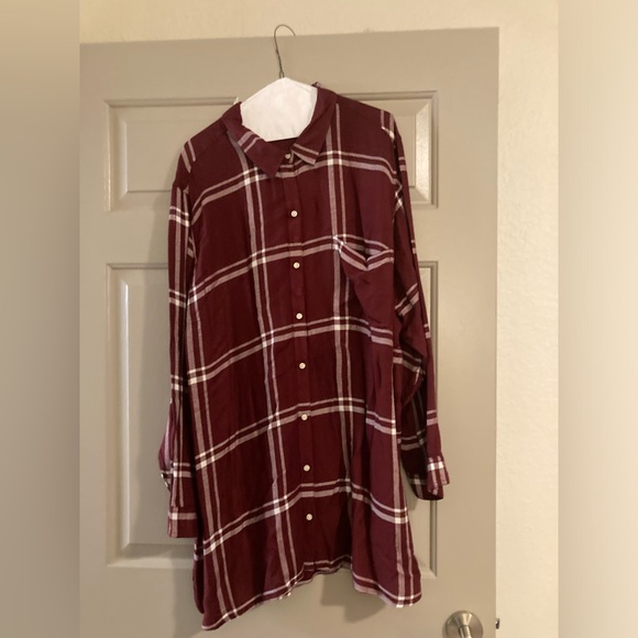 Plus size, 3x, lightweight, flannel shirt - Picture 1 of 1